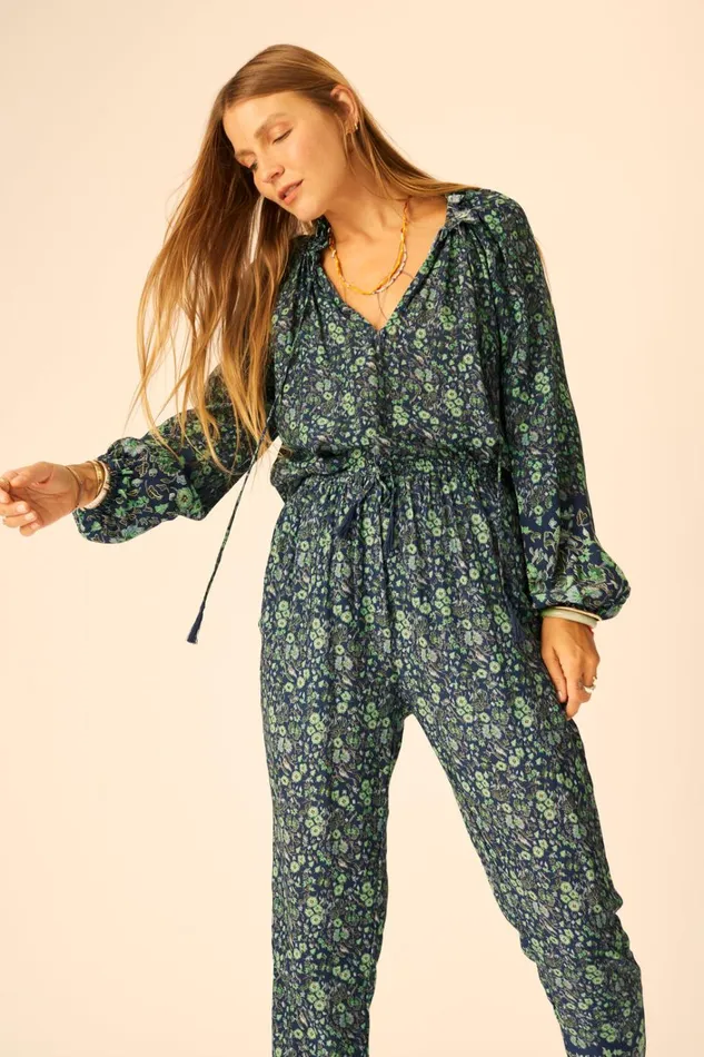 Women Natalie Martin Bottoms Bianca Pant Petite Fleur Marine