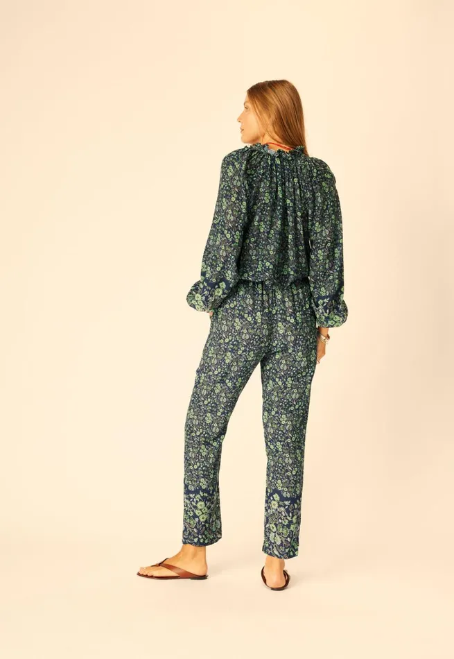 Women Natalie Martin Bottoms Bianca Pant Petite Fleur Marine