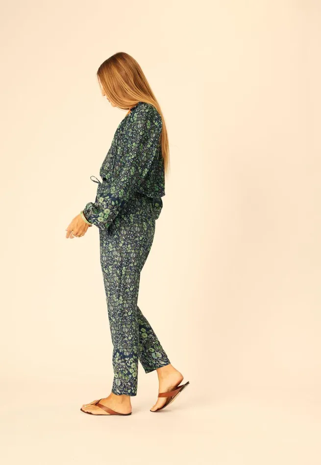 Women Natalie Martin Bottoms Bianca Pant Petite Fleur Marine