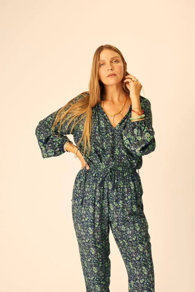 Women Natalie Martin Bottoms Bianca Pant Petite Fleur Marine