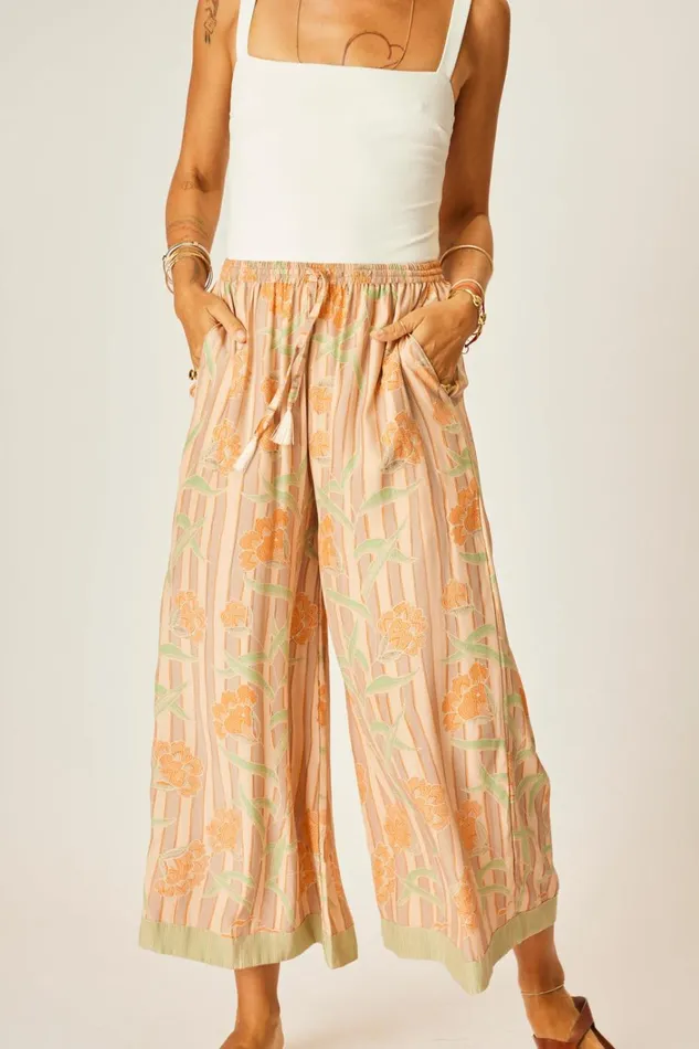Women Natalie Martin Bottoms Lauren Pant Chamomile Apricot