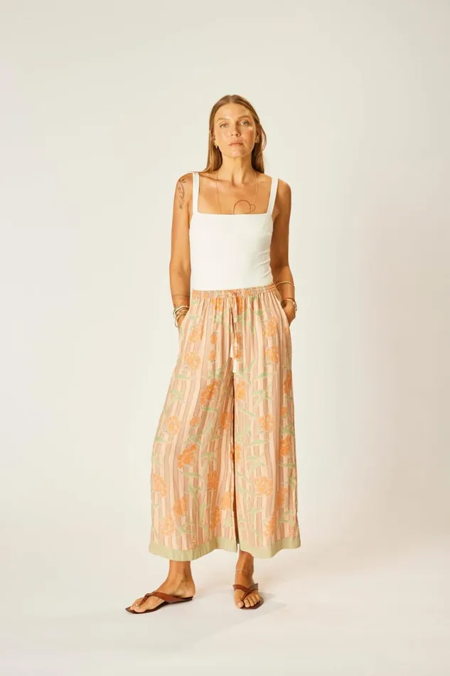 Women Natalie Martin Bottoms Lauren Pant Chamomile Apricot