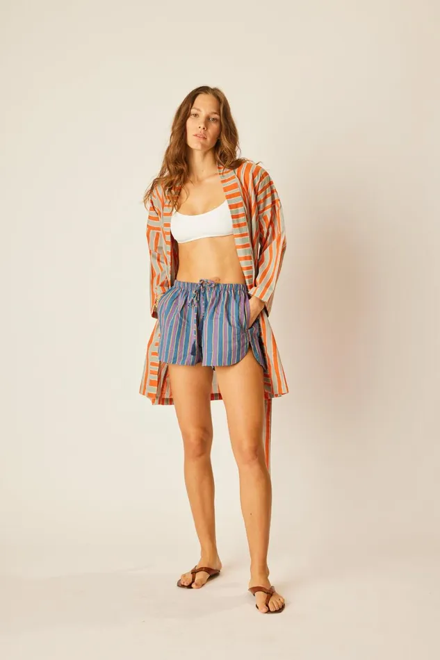 Women Natalie Martin Bottoms Tash Short Batik Stripe Lavender