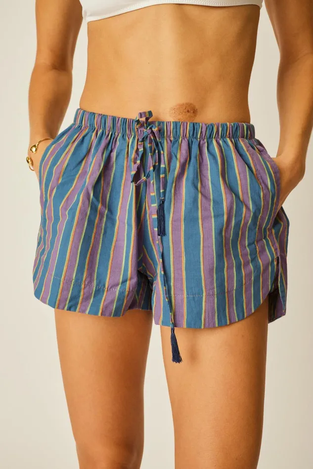 Women Natalie Martin Bottoms Tash Short Batik Stripe Lavender