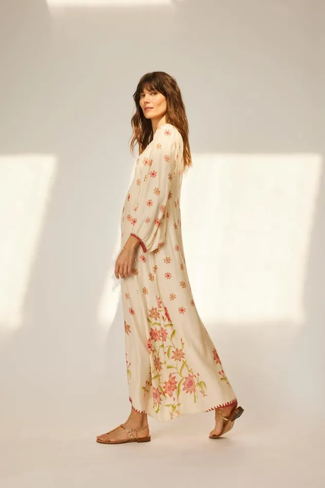 Women Natalie Martin Dresses Alice Dress Starflower Cream