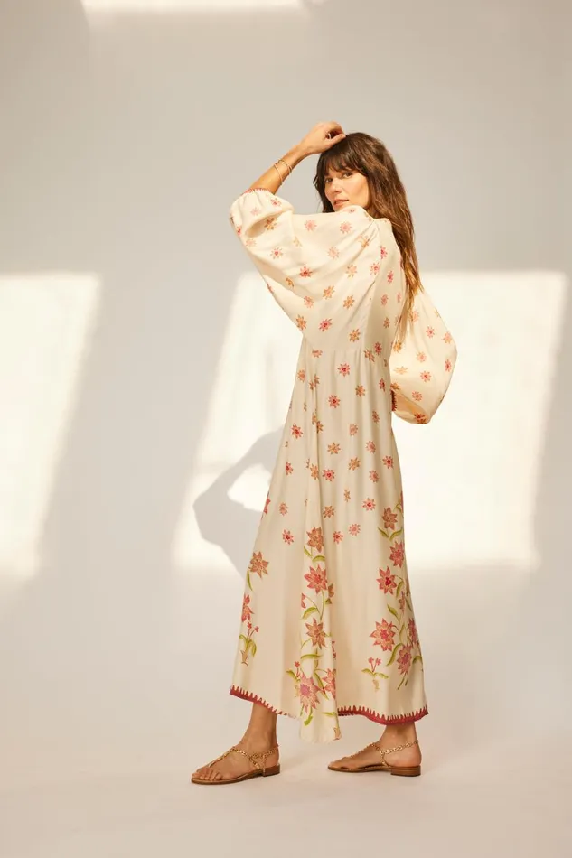 Women Natalie Martin Dresses Alice Dress Starflower Cream