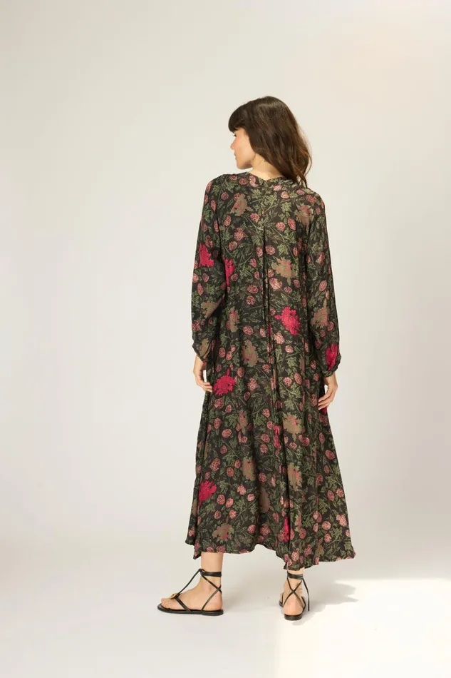 Women Natalie Martin Dresses Fiore Maxi Lehua Black
