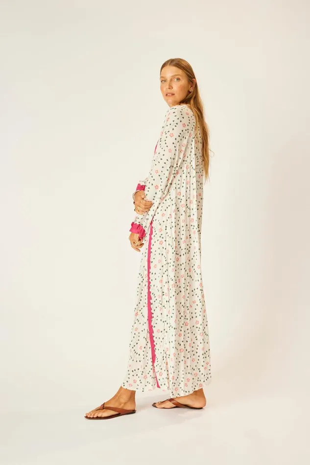 Women Natalie Martin Dresses Fiore Maxi Pinwheel Cotton