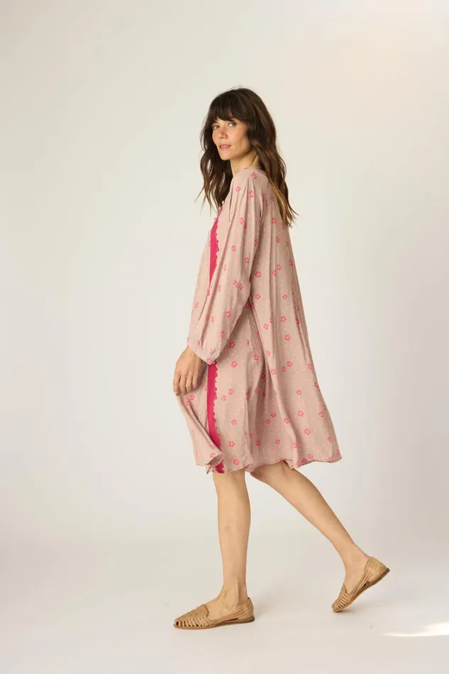 Women Natalie Martin Dresses Fiore Short Dress Pinwheel Mink