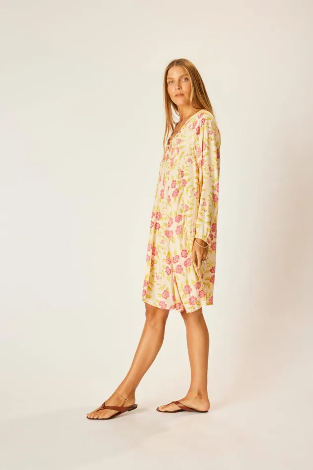 Women Natalie Martin Dresses Fiore Short Dress Prairie Dusty Crimson
