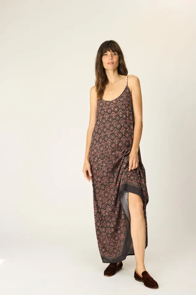 Women Natalie Martin Dresses Heather Maxi Fleurdelis Black
