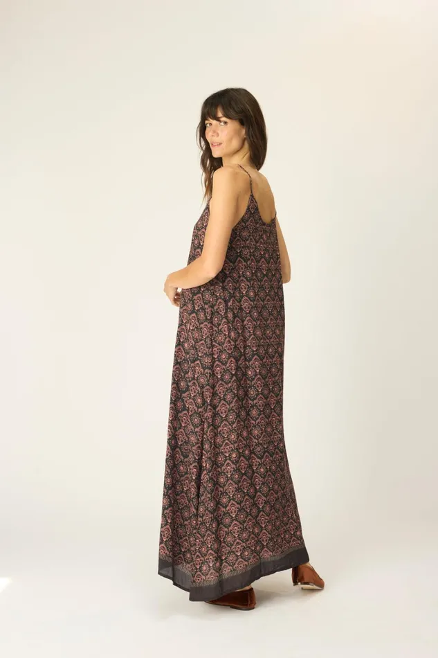 Women Natalie Martin Dresses Heather Maxi Fleurdelis Black