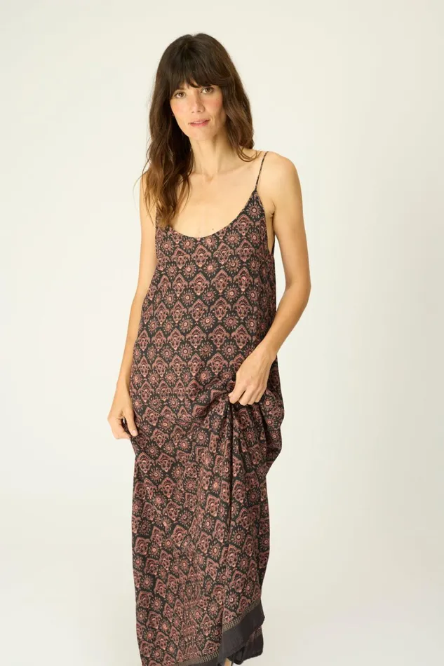 Women Natalie Martin Dresses Heather Maxi Fleurdelis Black