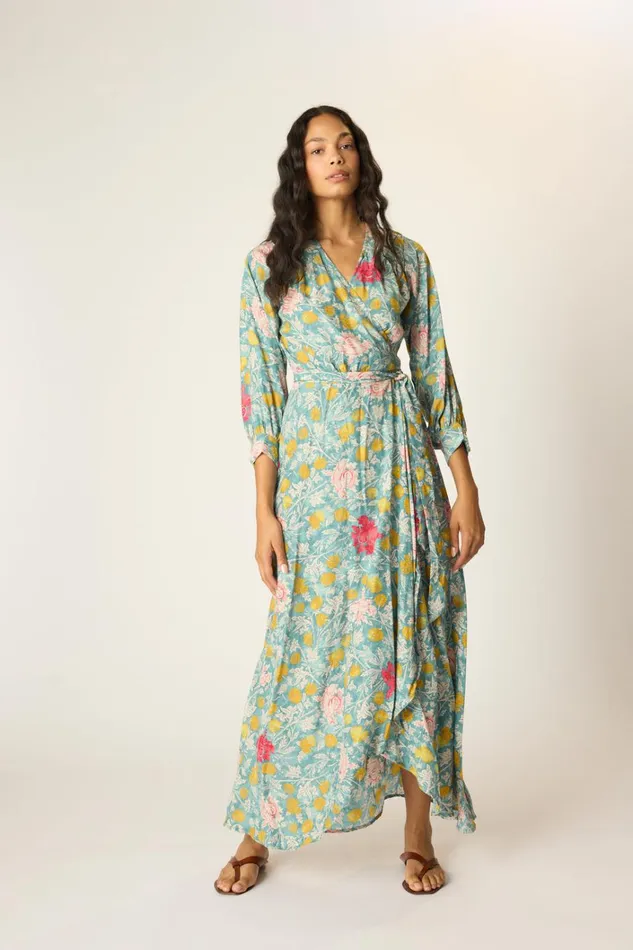 Women Natalie Martin Dresses Kate Long Sleeve Maxi Lehua Sea