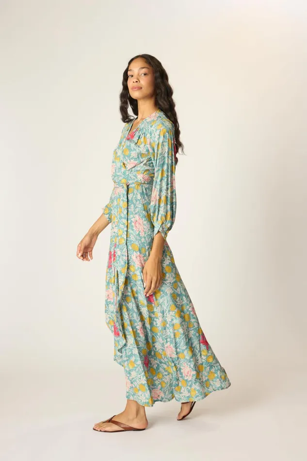 Women Natalie Martin Dresses Kate Long Sleeve Maxi Lehua Sea