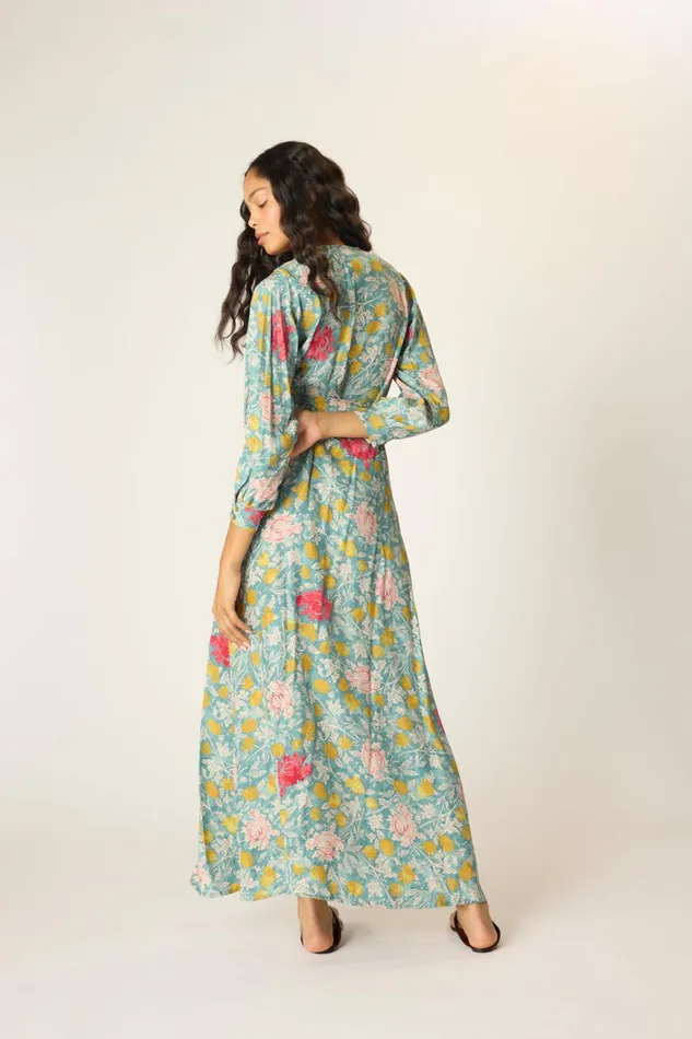 Women Natalie Martin Dresses Kate Long Sleeve Maxi Lehua Sea