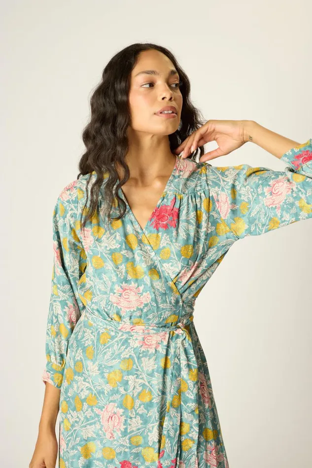 Women Natalie Martin Dresses Kate Long Sleeve Maxi Lehua Sea