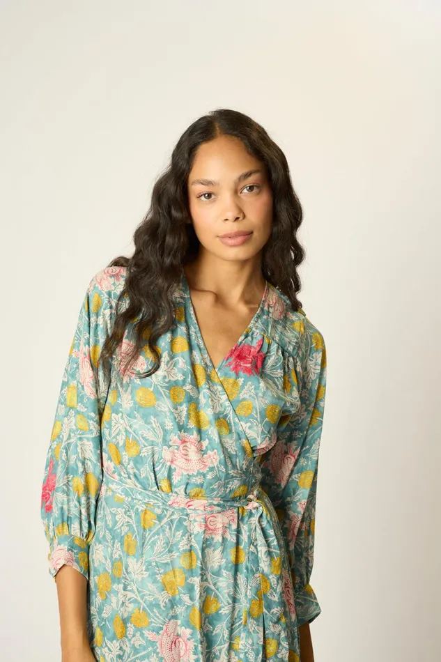 Women Natalie Martin Dresses Kate Long Sleeve Maxi Lehua Sea