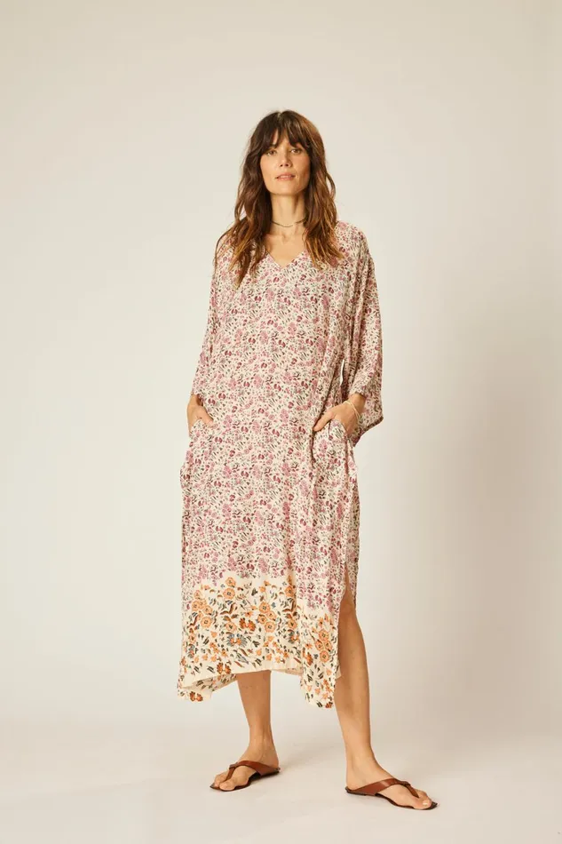 Women Natalie Martin Dresses Marin Dress With Sash Petite Fleur Rose
