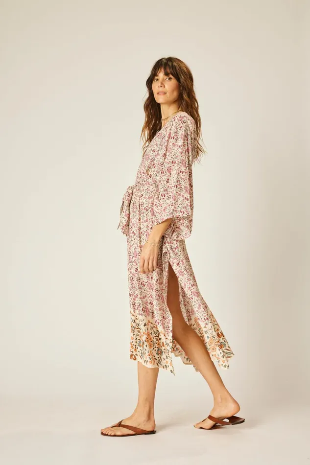 Women Natalie Martin Dresses Marin Dress With Sash Petite Fleur Rose