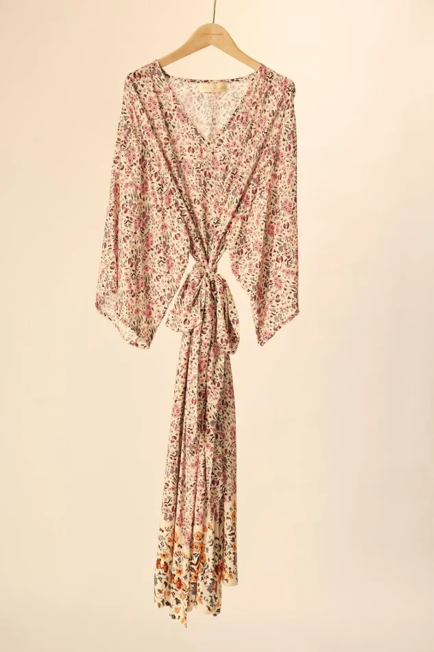 Women Natalie Martin Dresses Marin Dress With Sash Petite Fleur Rose