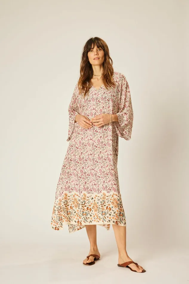 Women Natalie Martin Dresses Marin Dress With Sash Petite Fleur Rose