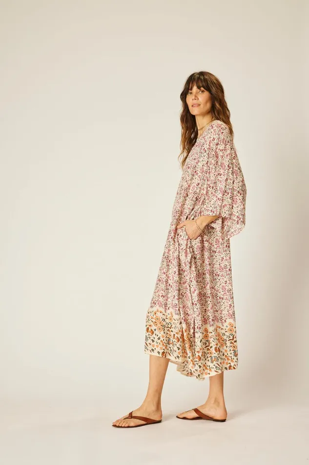 Women Natalie Martin Dresses Marin Dress With Sash Petite Fleur Rose