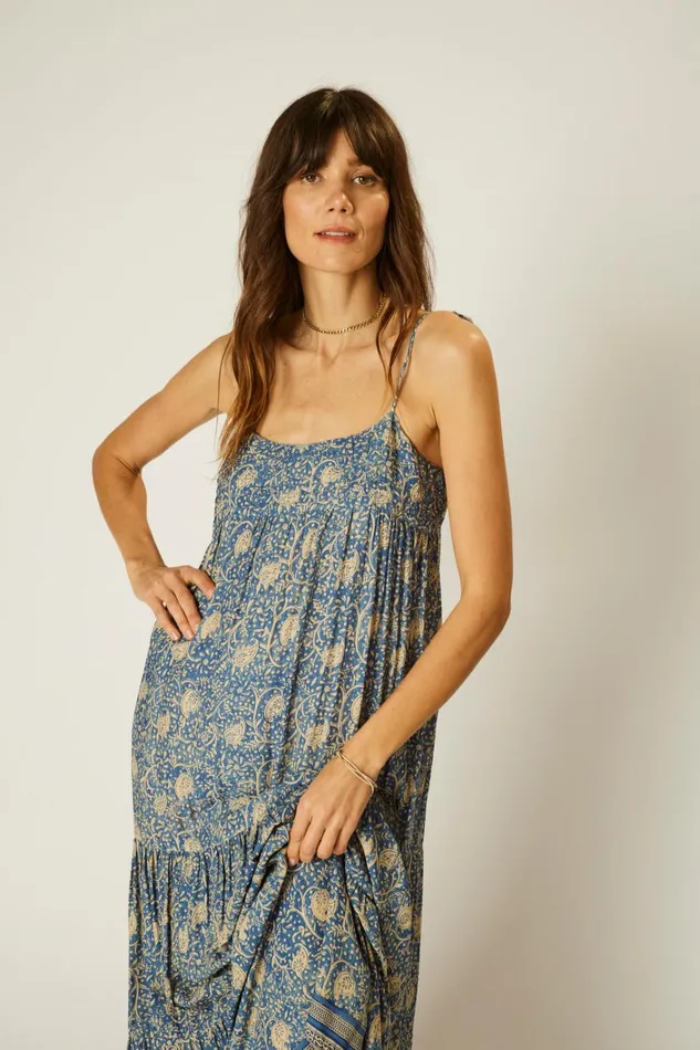 Women Natalie Martin Dresses Melanie Dress Water Lily Blue