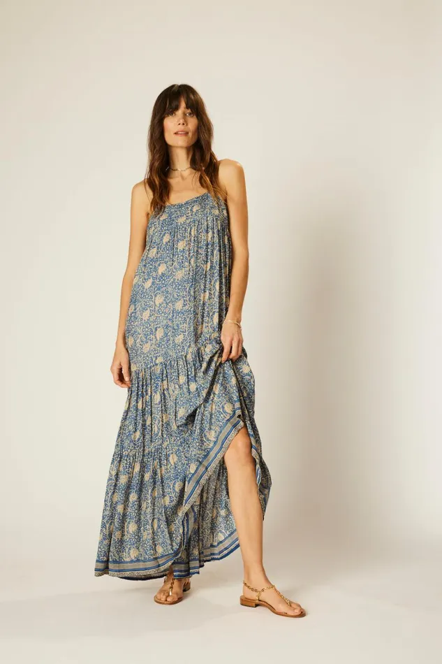 Women Natalie Martin Dresses Melanie Dress Water Lily Blue