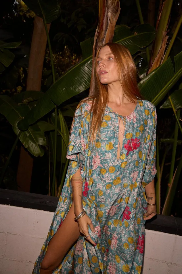 Women Natalie Martin Dresses Paulina Caftan Lehua Sea