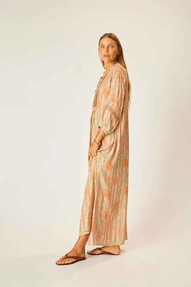 Women Natalie Martin Dresses Sammie Maxi Chamomile Apricot