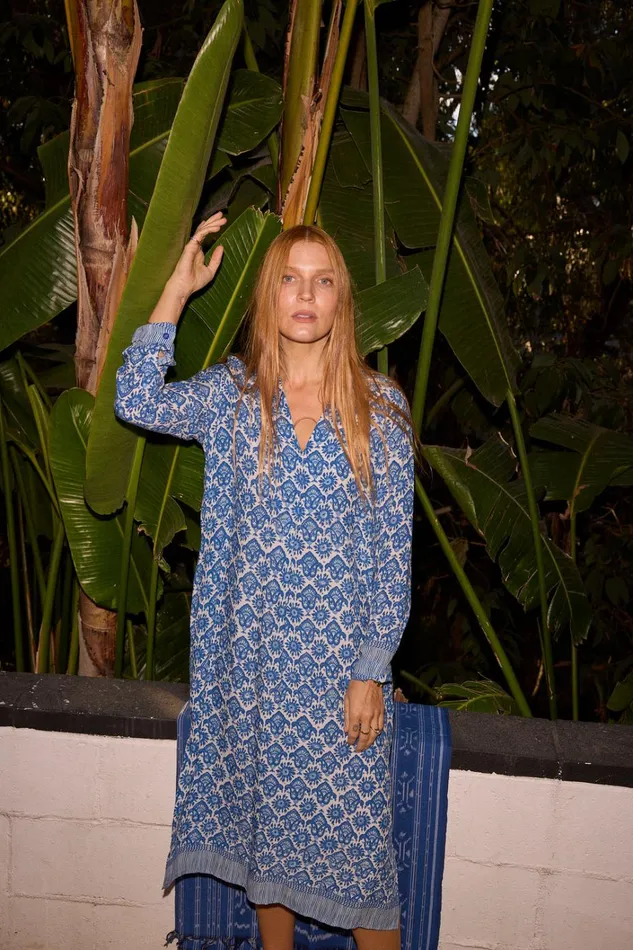 Women Natalie Martin Dresses Valerie Dress Fleurdelis Blue