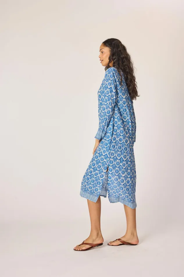 Women Natalie Martin Dresses Valerie Dress Fleurdelis Blue