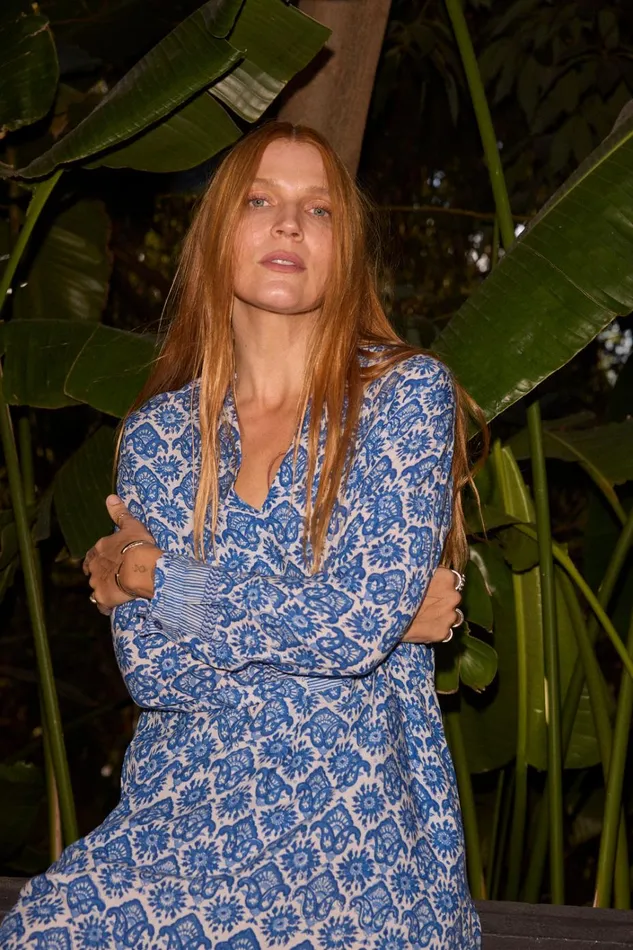Women Natalie Martin Dresses Valerie Dress Fleurdelis Blue