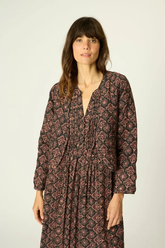 Women Natalie Martin Jackets and Vests Saskia Jacket Fleurdelis Black