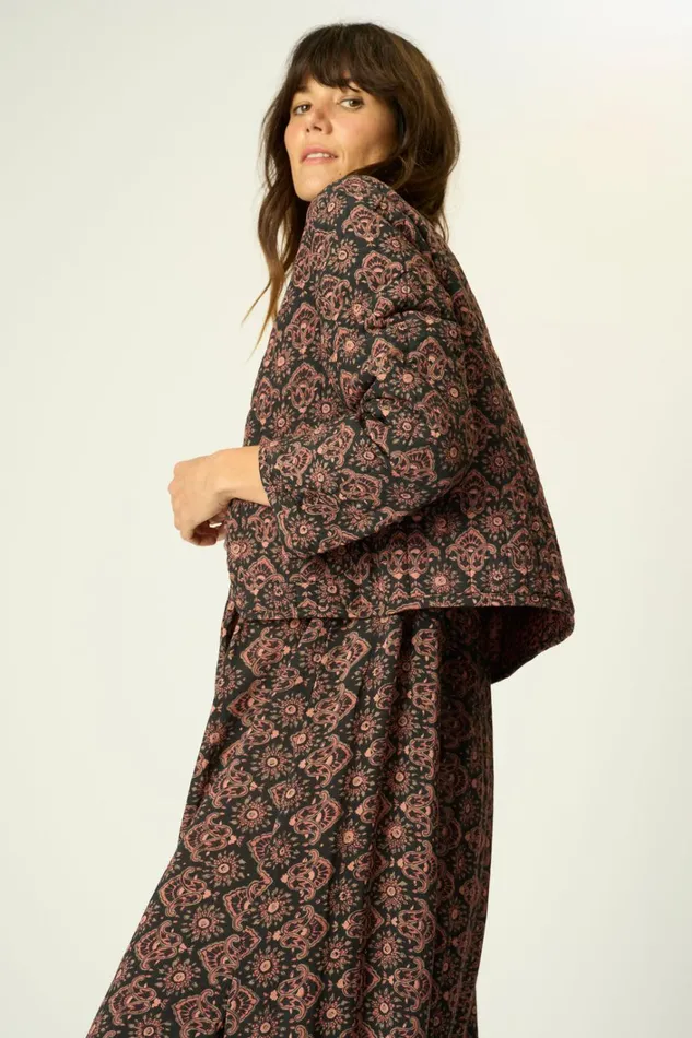 Women Natalie Martin Jackets and Vests Saskia Jacket Fleurdelis Black