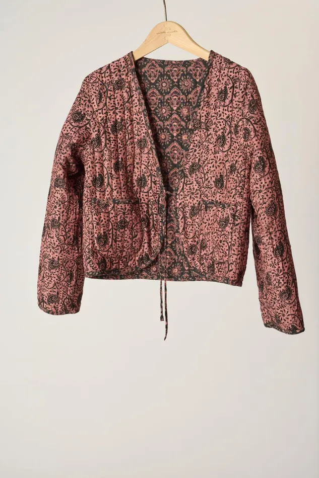Women Natalie Martin Jackets and Vests Saskia Jacket Fleurdelis Black
