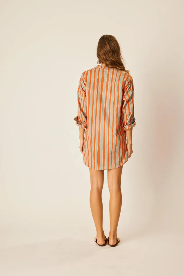 Women Natalie Martin Tops Aprs Swim Top Batik Stripe Sage Women Natalie Martin Tops Aprs Swim Top Batik Stripe Sage