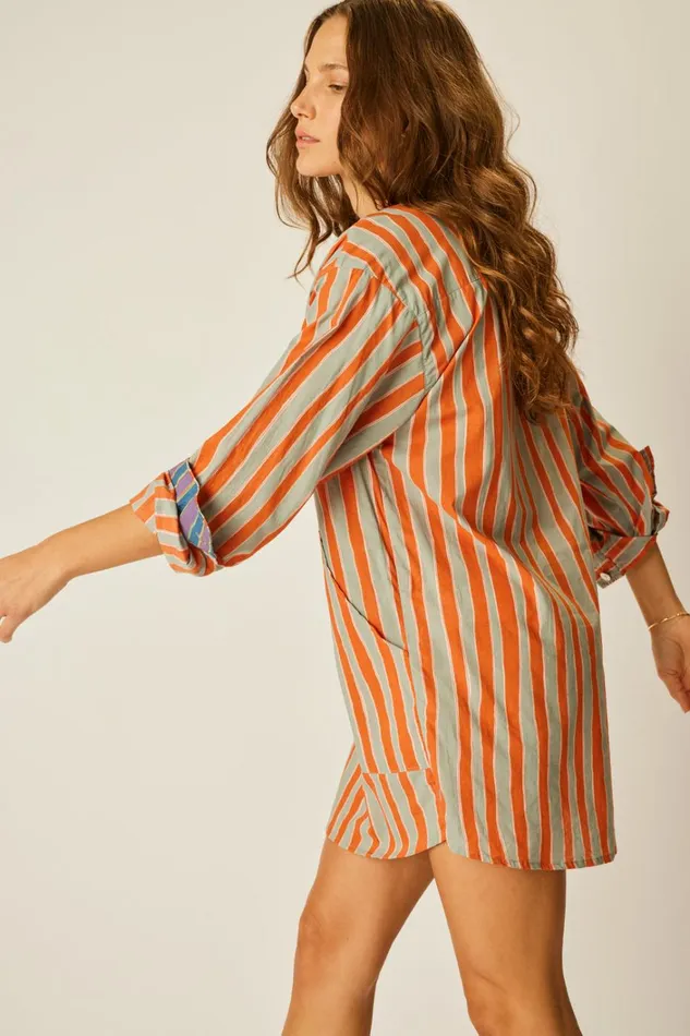 Women Natalie Martin Tops Aprs Swim Top Batik Stripe Sage Women Natalie Martin Tops Aprs Swim Top Batik Stripe Sage