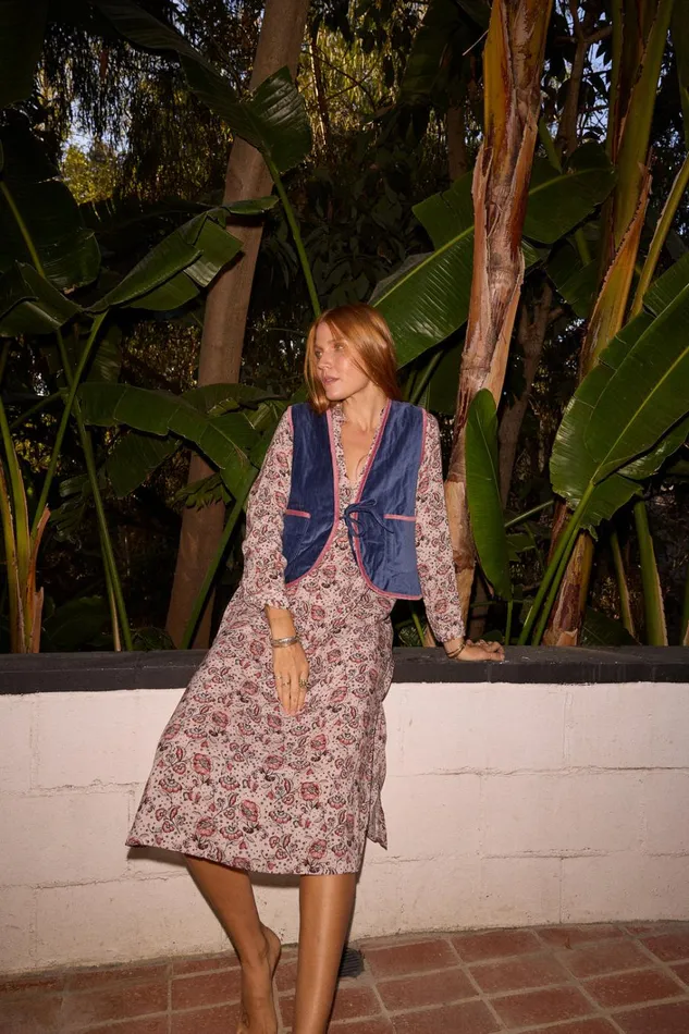 Women Natalie Martin Tops Felicity Vest Cotton Velvet Blush Women Natalie Martin Tops Felicity Vest Cotton Velvet Blush