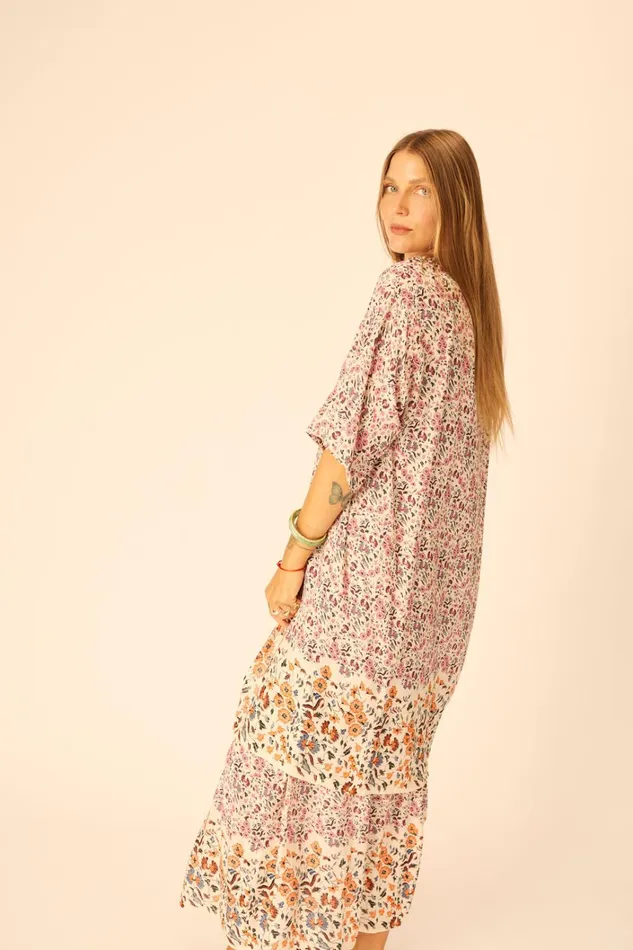 Women Natalie Martin Tops Lennon Kimono Petite Fleur Rose