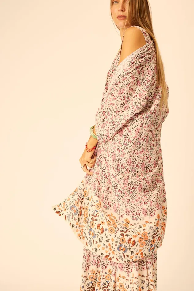 Women Natalie Martin Tops Lennon Kimono Petite Fleur Rose