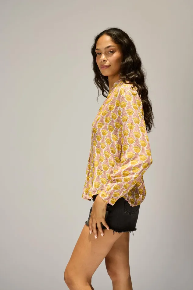 Women Natalie Martin Tops Leslie Shirt Tulip Bahamas Pink
