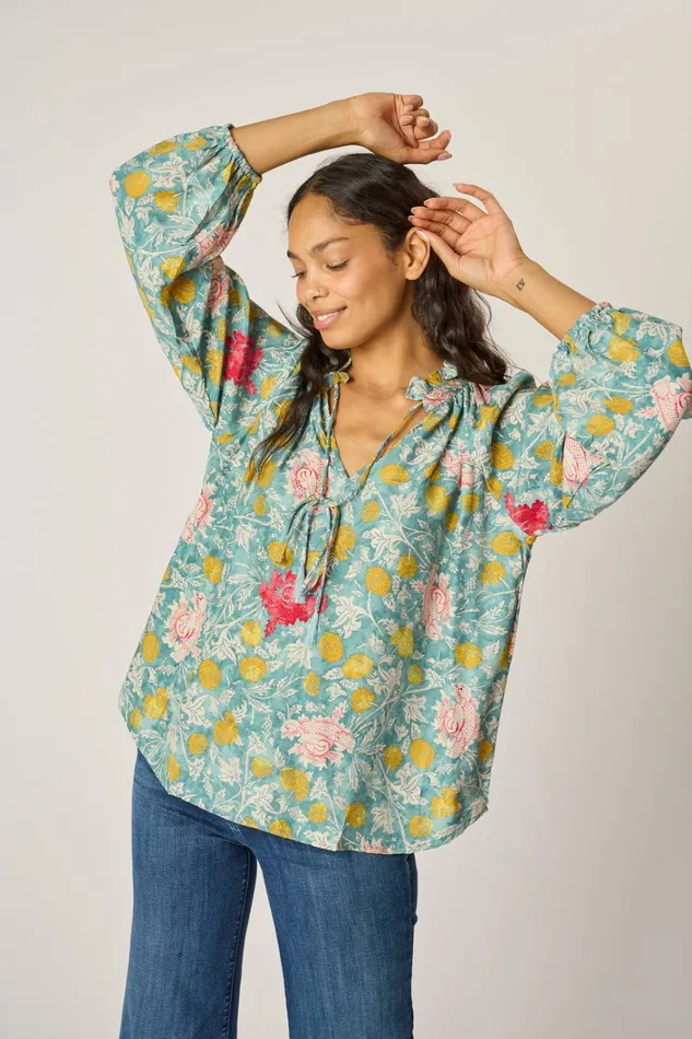 Women Natalie Martin Tops Penny Blouse Lehua Sea