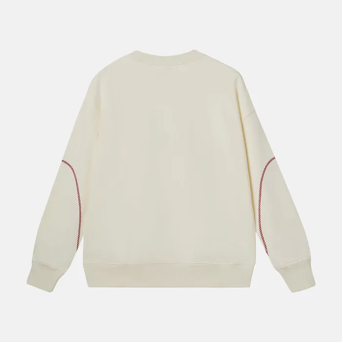 Women NB Athletics Lunar New Year French Terry Crewneck CANNOLI CREAM Hoodies and Sweatshirts New Balance Women NB Athletics Lunar New Year French Terry Crewneck CANNOLI CREAM Hoodies and Sweatshirts New Balance