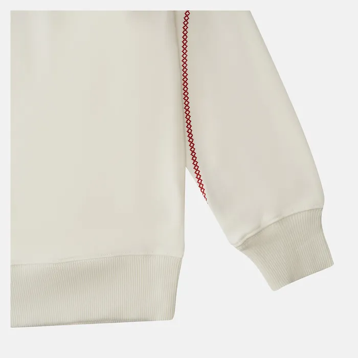 Women NB Athletics Lunar New Year French Terry Crewneck CANNOLI CREAM Hoodies and Sweatshirts New Balance Women NB Athletics Lunar New Year French Terry Crewneck CANNOLI CREAM Hoodies and Sweatshirts New Balance