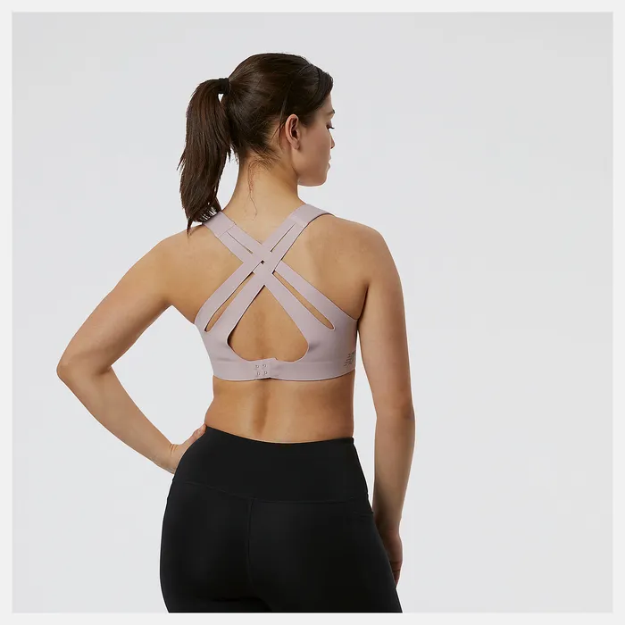 Women NB Fortiflow Bra VIOLET SHADOW Sports Bras New Balance