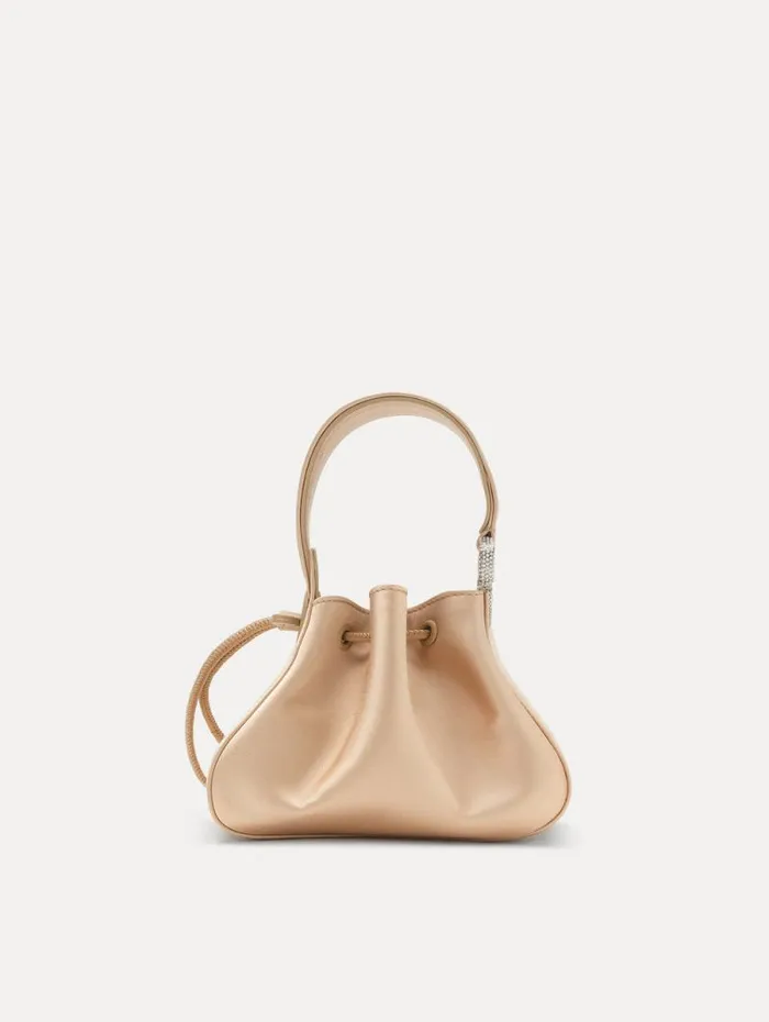 Women Oscar De La Renta Handbags Crystal Pav Nano O Handle Bag Champagne Women Oscar De La Renta Handbags Crystal Pav Nano O Handle Bag Champagne