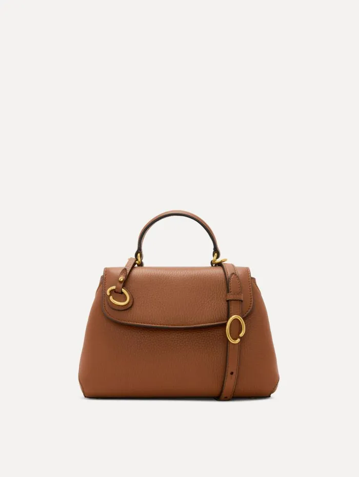 Women Oscar De La Renta Handbags The Mini Poppy Cognac