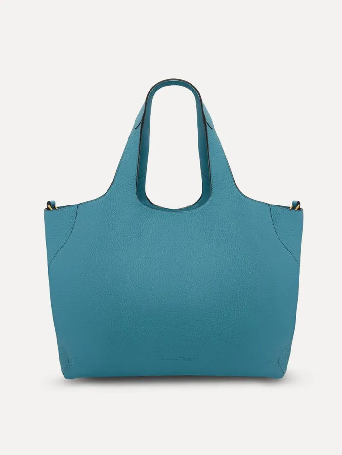 Women Oscar De La Renta Handbags The Topaz Denim Blue Women Oscar De La Renta Handbags The Topaz Denim Blue